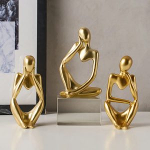 Dekofiguren-Set „Goldene Gedanken“