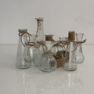 Vintage Glasvasen-Set