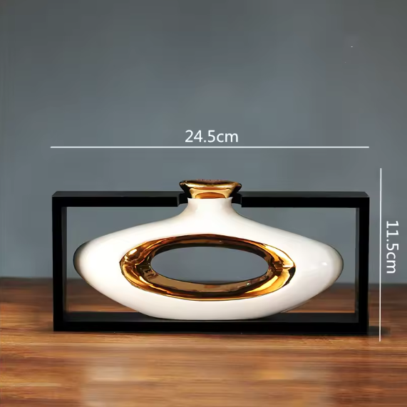 Blumenvasen Designer-Set (weiß) – Eleganz für Ihr Zuhause – Bild 3