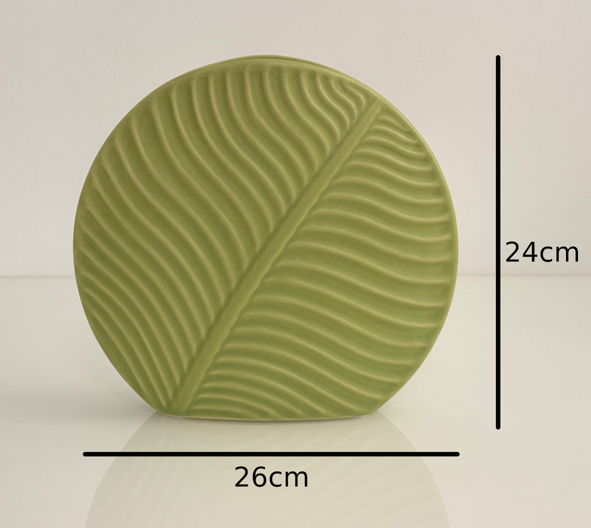 Blatt-Vasen in Pastellfarben | Moderne Keramik-Vasen – Bild 6