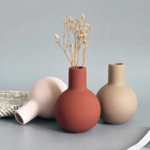 Minimalistische Keramikvasen-Set
