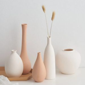 Minimalistische Keramikvasen-Set