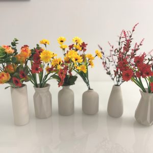 Minimalistische Keramikvasen-Set