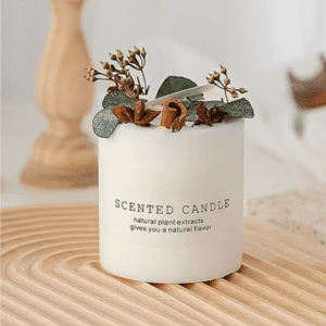 Botanische Duftkerze – Natürliche Dekoration