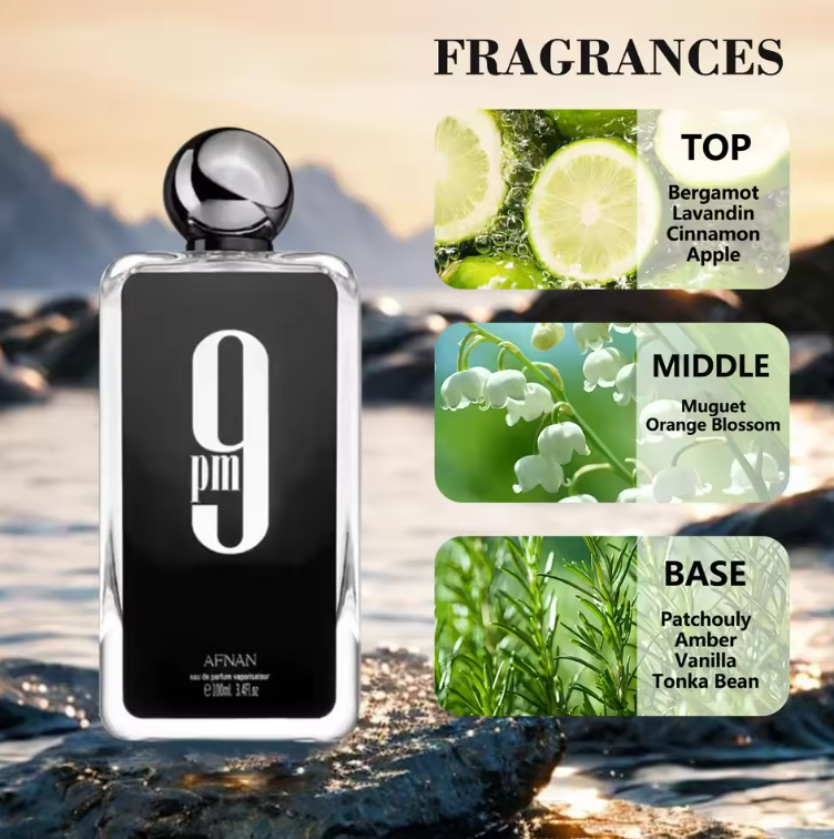 9pm Eau de Parfum 100ml – Intensiver Abendduft für Ihn – Bild 2