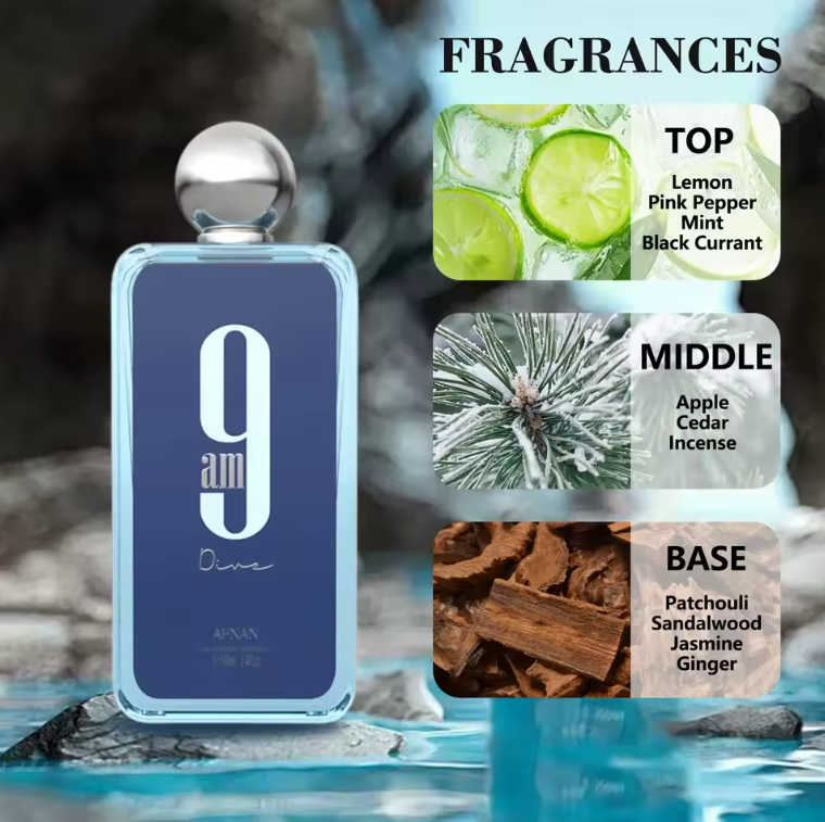 9pm Eau de Parfum 100ml – Intensiver Abendduft für Ihn – Bild 3