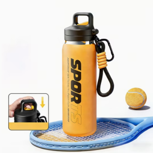 600ml Thermo-Sportflasche mit Trageschlaufe